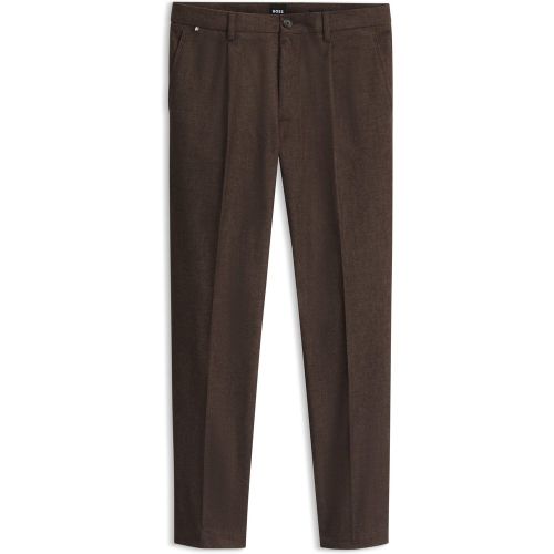 Pantalon à la coupe moderne en tissu stretch chiné - Boss - Modalova