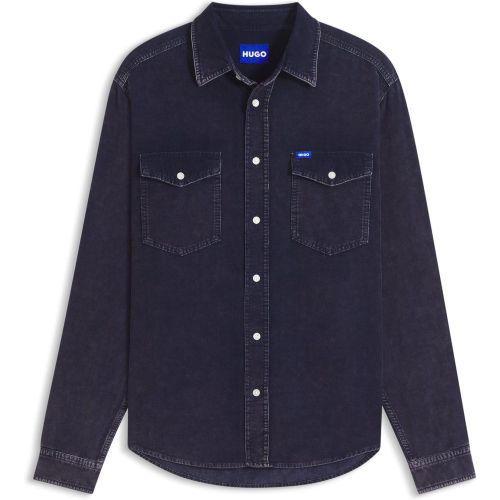 Chemise Oversize en velours côtelé de coton - HUGO - Modalova