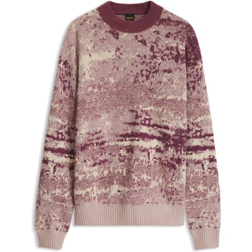 Pull Relaxed à motif jacquard - Boss - Modalova