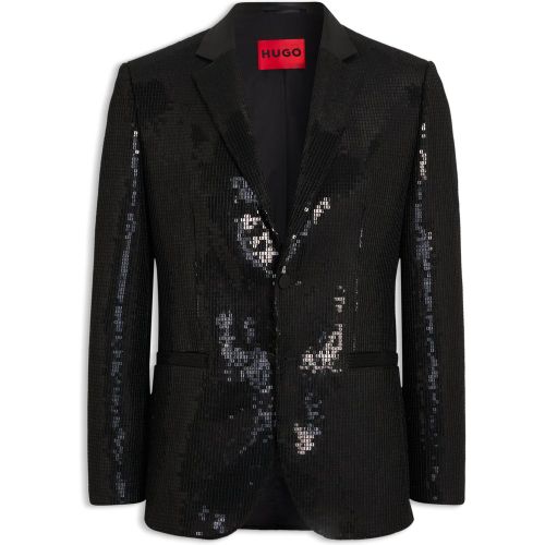 Blazer Extra Slim à sequins - HUGO - Modalova