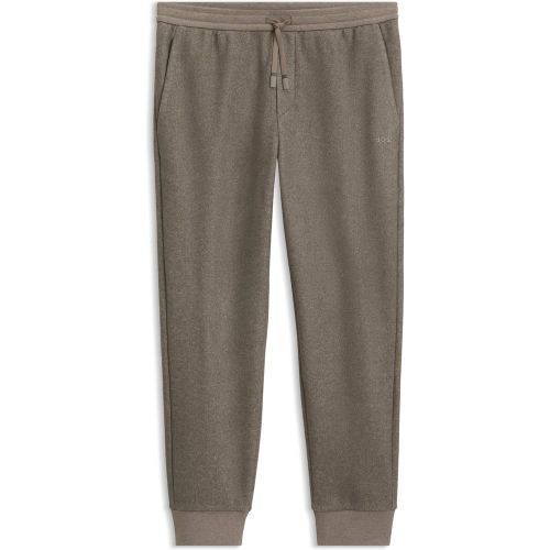 Pantalon Regular en tissu chiné avec logo - Boss - Modalova