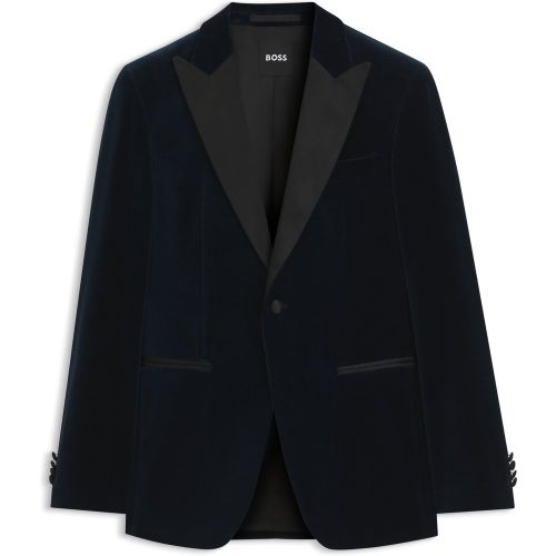 Veste de smoking Slim en velours de coton - Boss - Modalova
