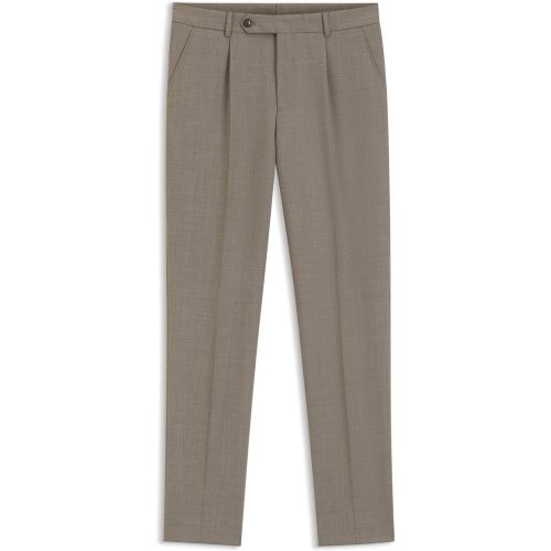 Pantalon Relaxed en laine vierge à pinces - Boss - Modalova