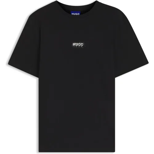T-shirt en coton à logo imprimé - HUGO - Modalova