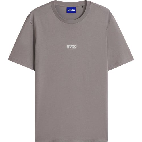 T-shirt en coton à logo imprimé - HUGO - Modalova