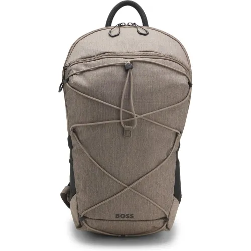 Sac à dos en ripstop avec sangle de poitrine et poches - Boss - Modalova
