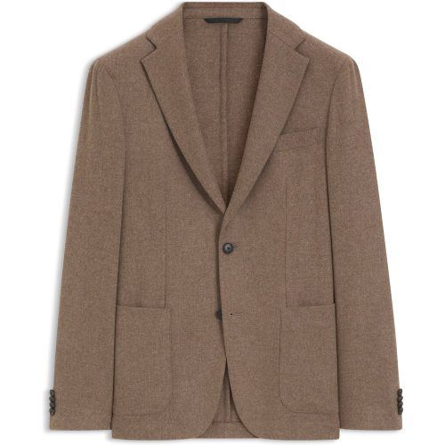 Blazer Slim en flanelle stretch technique lavable en machine - Boss - Modalova