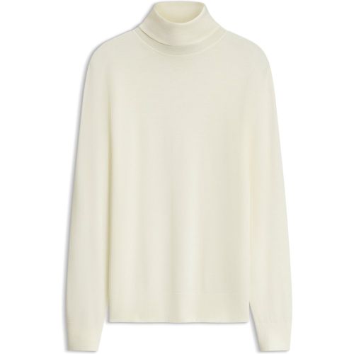 BY BECKHAM pull à col cheminée en laine vierge et cachemire - Boss - Modalova