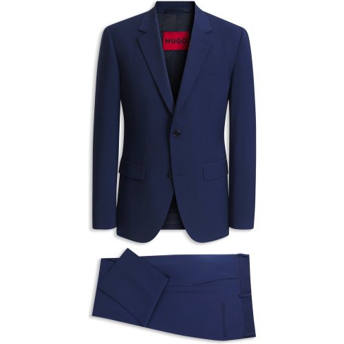 Costume deux pièces Slim en laine mélangée - HUGO - Modalova