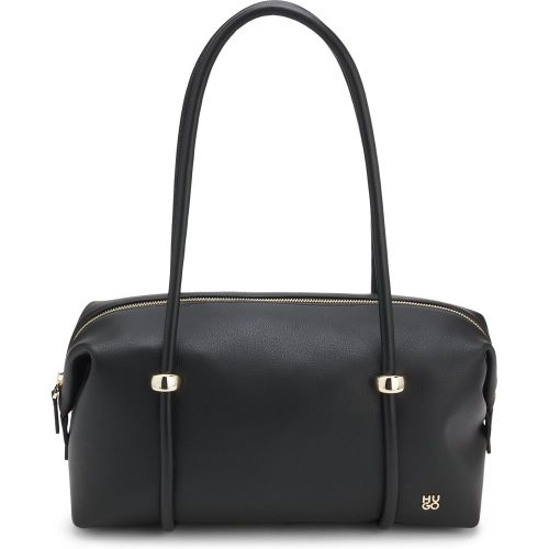 Sac en similicuir grainé avec garnitures en métal doré - HUGO - Modalova