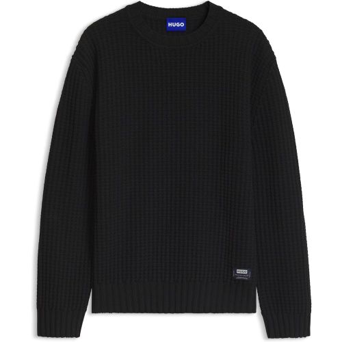 Pull en maille gaufrée - HUGO - Modalova