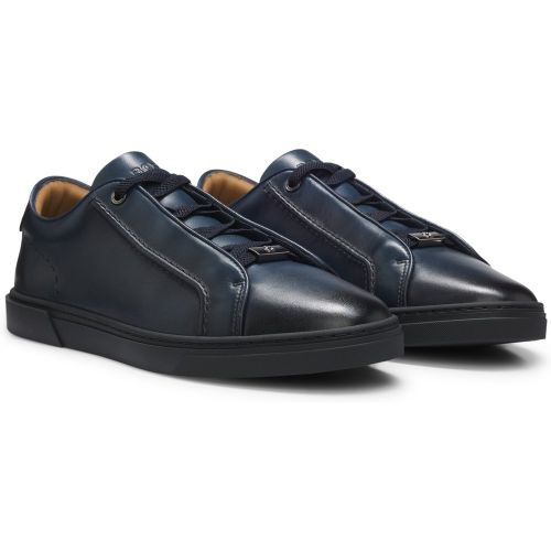 Gary baskets en cuir brossé - Boss - Modalova