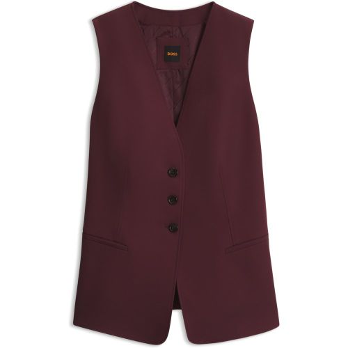 Gilet en crêpe stretch - Boss - Modalova