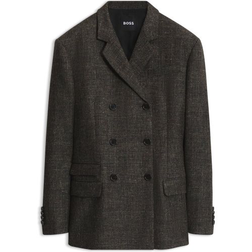 Blazer en laine mélangée - Boss - Modalova