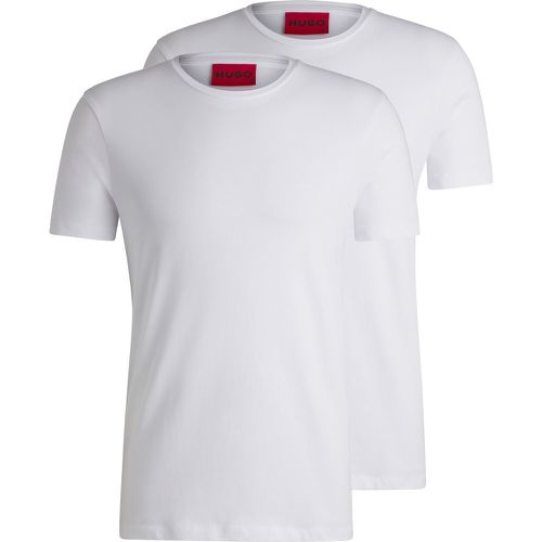 Lot de deux t-shirts Slim en coton stretch - HUGO - Modalova