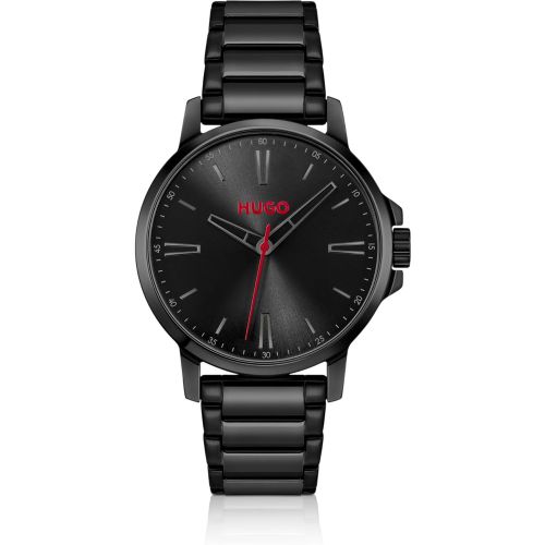 Montre en plaqué avec bracelet en acier ton sur ton - HUGO - Modalova