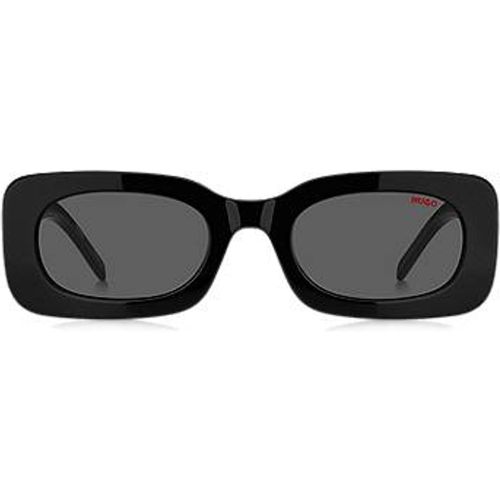 Lunettes de soleil en acétate avec cordon à message amovible - HUGO - Modalova