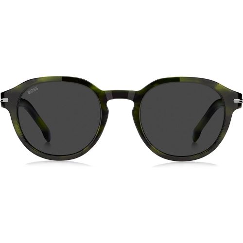 Lunettes de soleil écailles avec charnières argentées - Boss - Modalova