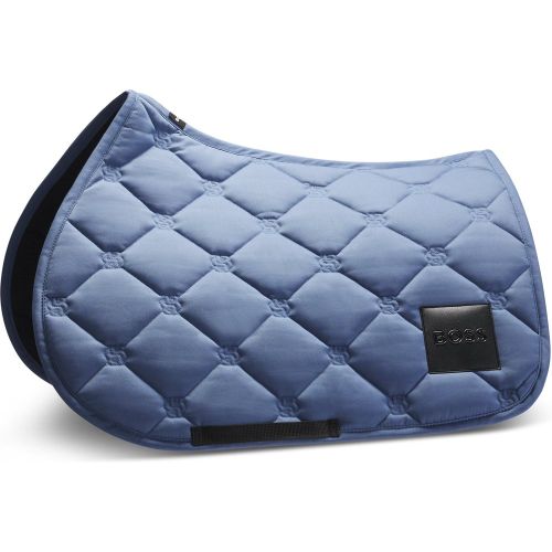 Tapis de selle d’équitation spécial saut d’obstacle avec monogrammes Double B - Boss - Modalova