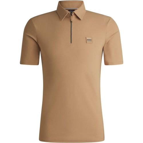 Chemise d’entraînement d’équitation en piqué stretch avec patte zippée - Boss - Modalova