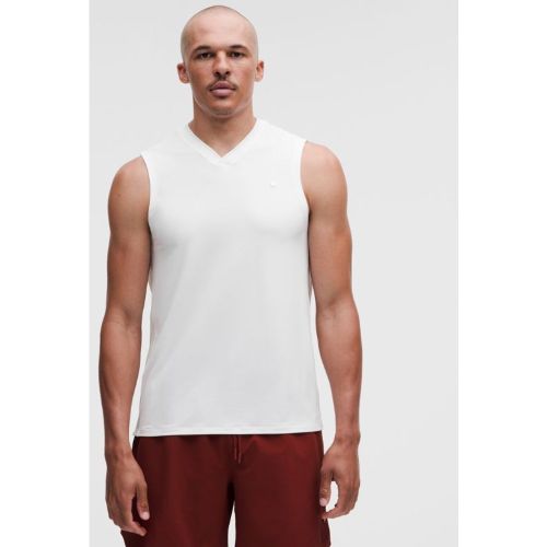 “ DÃ©bardeur de tennis avec bandes en mailles â€“ Blanc â€“ Taille L - lululemon - Modalova