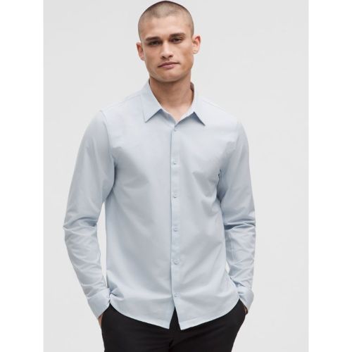 “ Chemise manches longues New Venture Nouvelle coupe slims â€“ Bleu â€“ Taille L - lululemon - Modalova