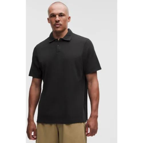 “ Polo manches courtes en piquÃ©s â€“ Noir â€“ Taille M - lululemon - Modalova