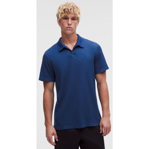 “ Polo de tennis texturÃ© sans couturess â€“ Bleu â€“ Taille XL - lululemon - Modalova