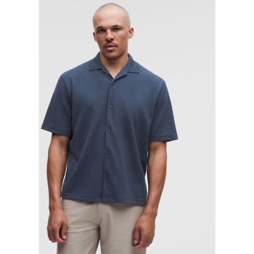 “ Chemise Pique Performer Ã  col cubains â€“ Bleu â€“ Taille M - lululemon - Modalova