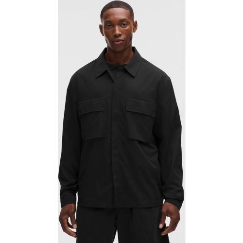 “ Unshaken Long-Sleeve Collared Shirts â€“ Noir â€“ Taille 2XL - lululemon - Modalova