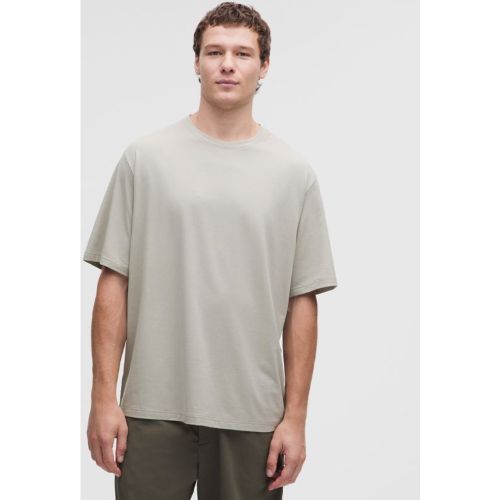 “ T-Shirt manches longues coupe dÃ©contractÃ©e ChinÃ©s â€“ mÃ©lange de coton â€“ Gris â€“ Taille XL - lululemon - Modalova