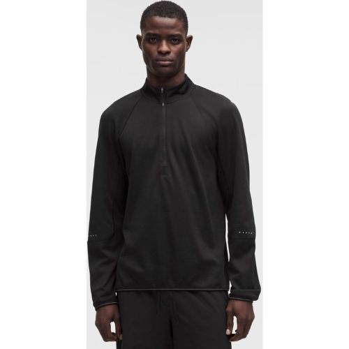 “ Fast and Free Grid-Texture Half Zips â€“ Noir â€“ Taille XL - lululemon - Modalova