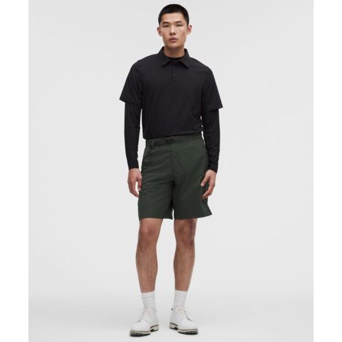 “ Stretch Twill Relaxed-Fit Golf Short 9"s â€“ Vert â€“ Taille 38 - lululemon - Modalova