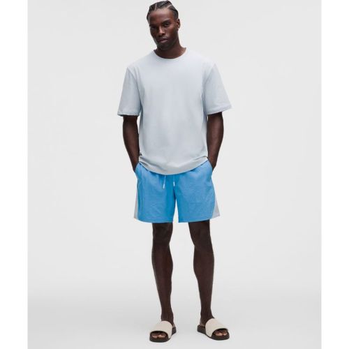 “ Short de bain en nylon froissÃ© Sans doublures â€“ 18 cm â€“ Bleu â€“ Taille M - lululemon - Modalova