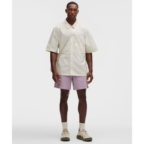 “ Short de randonnÃ©e dÃ©contractÃ© avec protection UVs â€“ 15 cm â€“ Violet/Pastel â€“ Taille XL - lululemon - Modalova