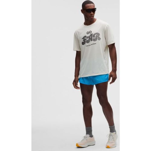 “ Short fendu doublÃ© Fast and Free Nouveau designs â€“ 8 cm â€“ Taille M - lululemon - Modalova