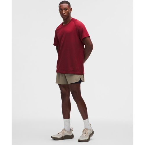 “ Short de running doublÃ© Fast and Free Nouveau designs â€“ 13 cm â€“ Bleu â€“ Taille XS - lululemon - Modalova