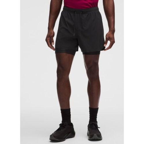 “ Short de running doublÃ© Fast and Free Nouveau designs â€“ 13 cm â€“ Taille S - lululemon - Modalova