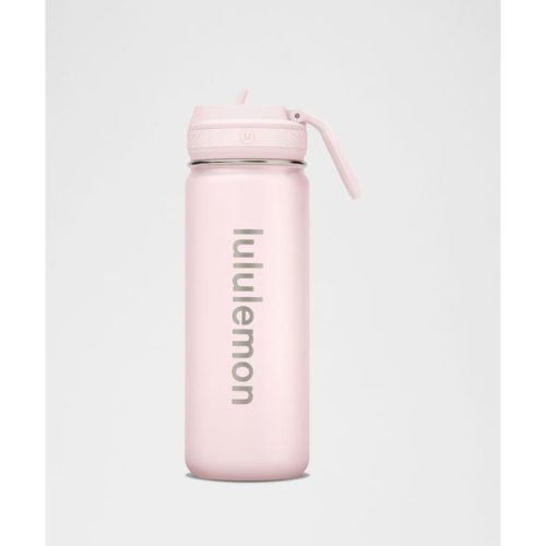 “ Bouteille d'eau Back to Life 530 ml Bouchon avec paille â€“ Rose - lululemon - Modalova