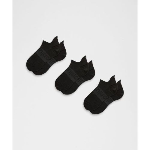 “ Chaussettes unisexes Power Stride avec languette Lot de 3 â€“ Taille L - lululemon - Modalova