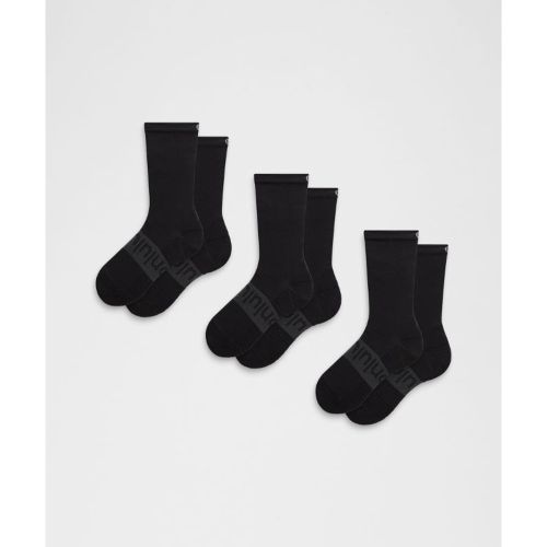“ Chaussettes unisexes Power Stride Lot de 3 â€“ Taille M â€“ Taille M - lululemon - Modalova