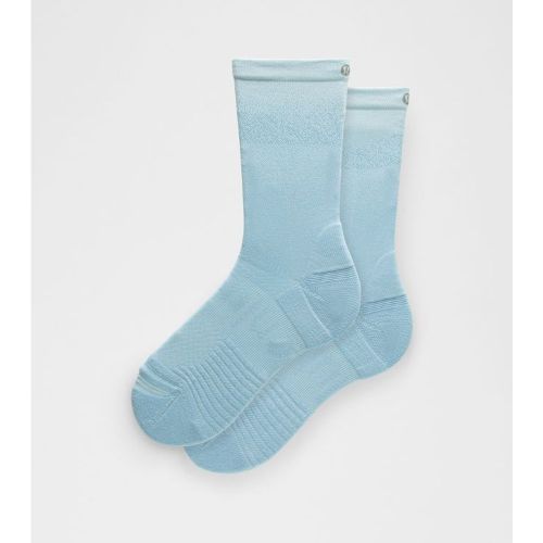 “ Chaussettes Power Stride unisexes mi-hautes Effet ombrÃ© â€“ Blue/Pastel â€“ Taille M - lululemon - Modalova