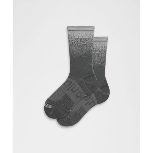 “ Chaussettes Power Stride unisexes mi-hautes Effet ombrÃ© â€“ Gris â€“ Taille L - lululemon - Modalova