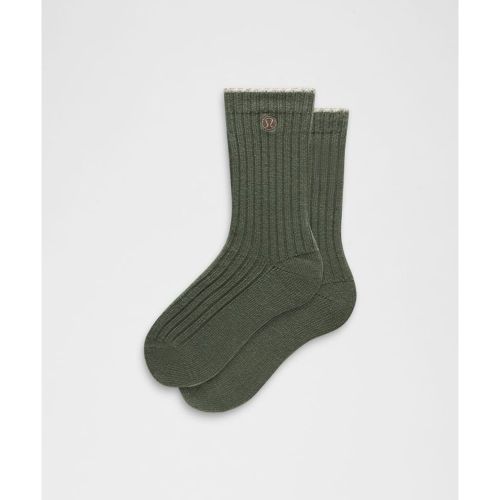 “ Chaussettes Ragg unisexes Logo â€“ Gris â€“ Taille M â€“ Taille M - lululemon - Modalova