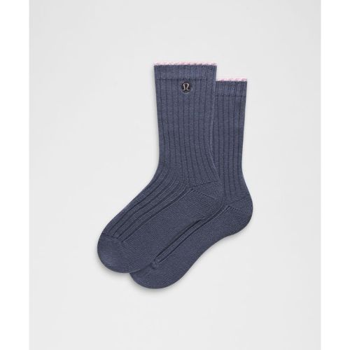“ Chaussettes Ragg unisexes Logo â€“ Taille L - lululemon - Modalova