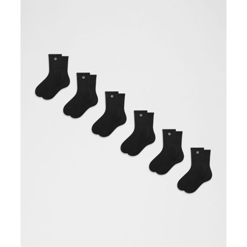 “ Chaussettes hautes Daily Essential unisexe Lot de 6 â€“ Taille L - lululemon - Modalova