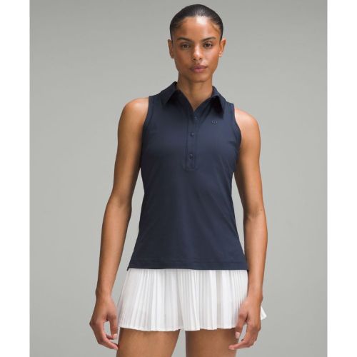 “ Polo sans manches Ã  sÃ©chage rapide Ourlet droits â€“ Bleu â€“ Taille 10 - lululemon - Modalova