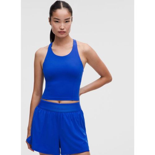 “ DÃ©bardeur Wunder Train dos nageur Maintien moyen, bonnets B/Cs â€“ Bleu â€“ Taille 10 - lululemon - Modalova