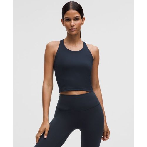 “ DÃ©bardeur Wunder Train dos nageur Maintien moyen, bonnets B/Cs â€“ Bleu â€“ Taille 10 - lululemon - Modalova