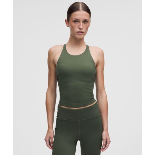 “ DÃ©bardeur Fast and Free Maintien moyen, bonnets B/Cs â€“ Vert â€“ Taille 2 - lululemon - Modalova